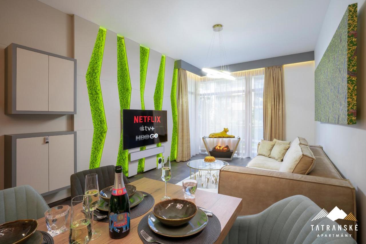Luxusny Apartman Hrebienok Resort - Tatranske Apartmany Vysoké Tatry Dış mekan fotoğraf